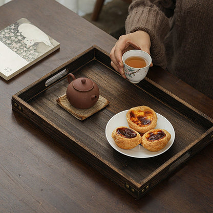 Gohobi Lightweight Wooden Tea Trays Serving Trays Gongfu tea trays (3 versions) Japanese Chado Paulownia wood