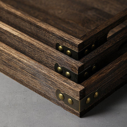 Gohobi Lightweight Wooden Tea Trays Serving Trays Gongfu tea trays (3 versions) Japanese Chado Paulownia wood