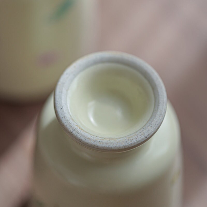 Gohobi Hand painted Butterfly Tea Cup Sake cup Ceramic Chinese Gongfu tea Kung fu tea Japanese Chado by local young designer