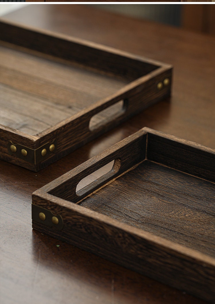 Gohobi Lightweight Wooden Tea Trays Serving Trays Gongfu tea trays (3 versions) Japanese Chado Paulownia wood