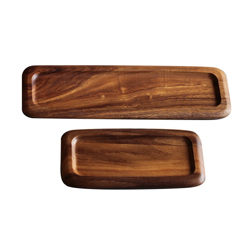 Gohobi Wooden Tea Trays Serving Trays Gongfu tea trays (2 versions) Japanese Chado Acacia wood