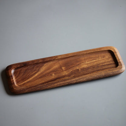 Gohobi Wooden Tea Trays Serving Trays Gongfu tea trays (2 versions) Japanese Chado Acacia wood
