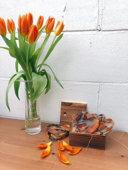 Gohobi Heart shaped coasters wooden resin coasters placemats handmade gift set for couple gifts couple coasters  white valentine