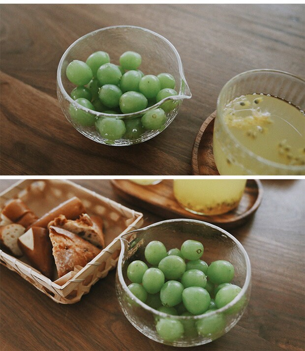 Gohobi Handmade Matcha tea glass cup, tea ceremony gift set, Japanese Tea