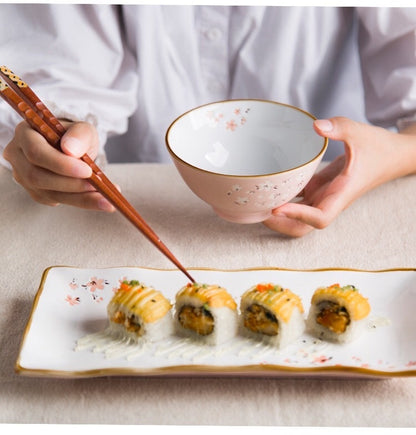 Gohobi  a set of 5 pairs of Japanese Wood chopsticks for daily use Chinese chopsticks set oriental Gift ideas Table utensils