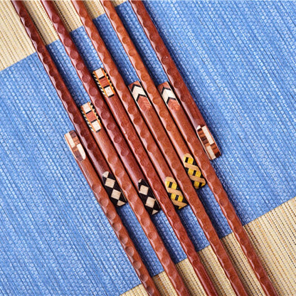 Gohobi  a set of 5 pairs of Japanese Wood chopsticks for daily use Chinese chopsticks set oriental Gift ideas Table utensils