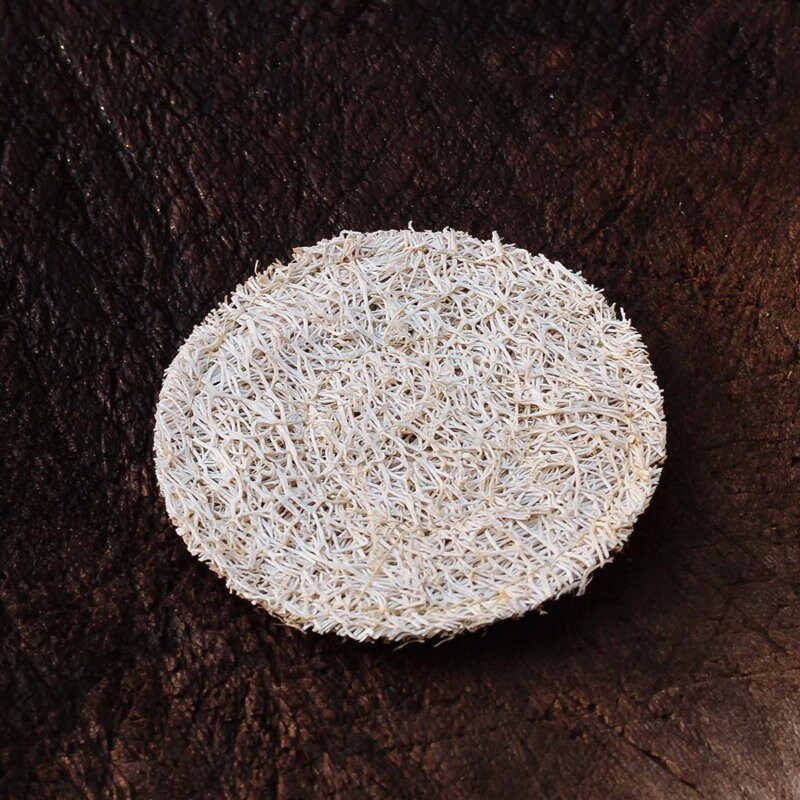 Natural Loofah Coaster Chinese Gongfu tea Kung fu tea Teaware Japanese Chado cotton coaster unique handmade coaster