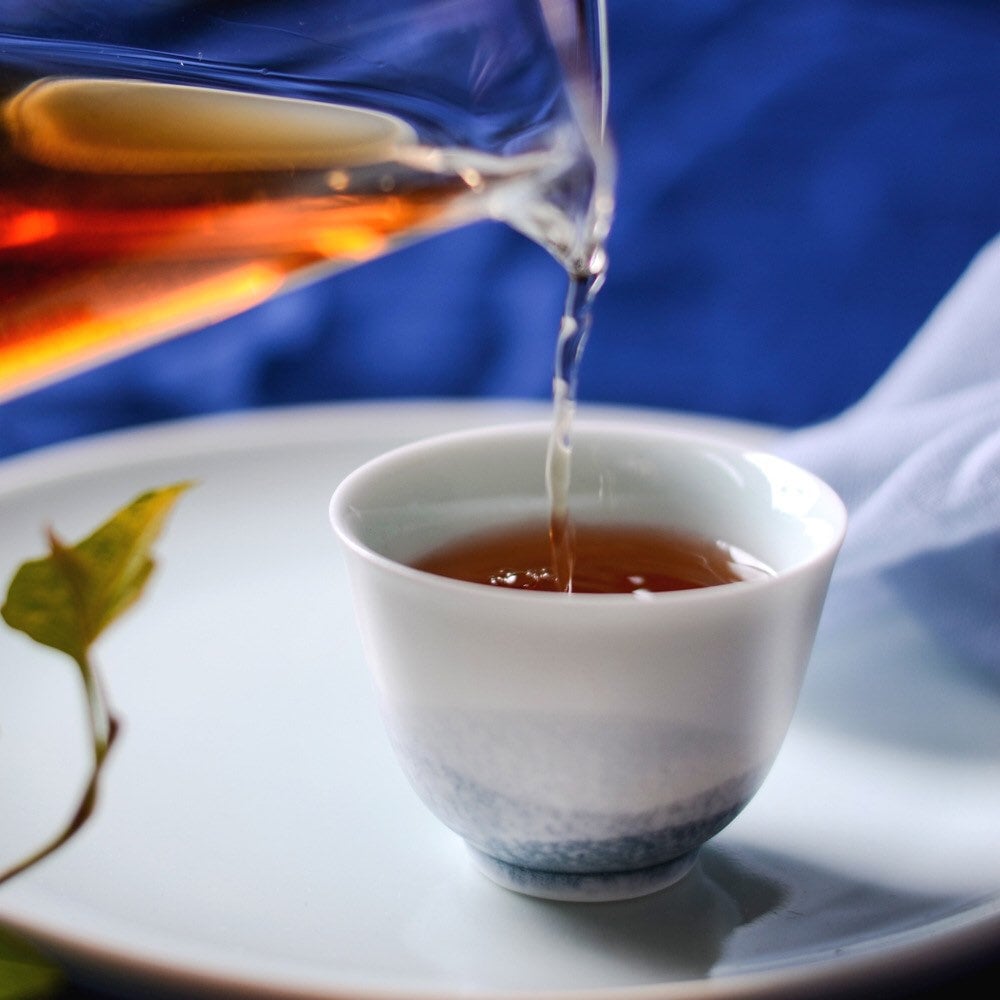 Gohobi Tea Cup Ceramic Chinese Gongfu tea Kung fu tea Japanese Chado  [Hand-painted Mountain collection]