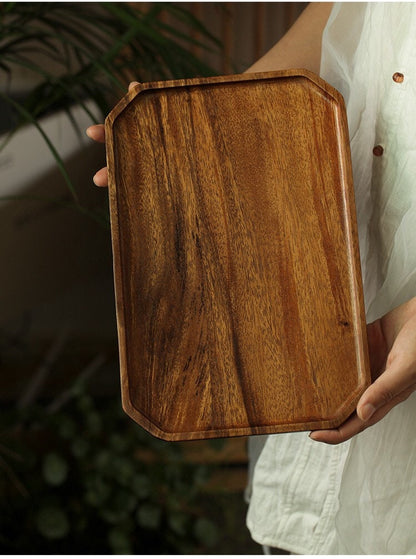 Gohobi Wooden Serving Trays Serving Tray wood tray wood plate Gongfu tea trays (5 versions) Japanese Chado