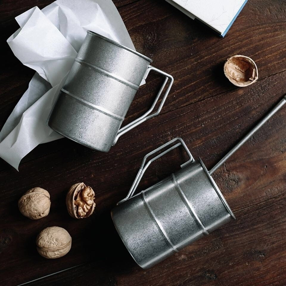 Gohobi Handmade steel Coffee cup Japanese vintage style coffee mug