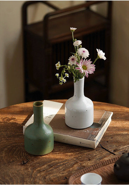 Gohobi Handmade ceramic zen vases table decoration house warming gift Japanese vintage style