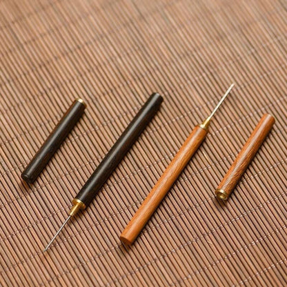 Gohobi wooden incense hole cleaning needle, incense clean up tool, use for stick incense burner clean up