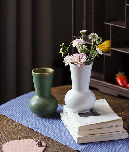 Gohobi Handmade ceramic zen vases table decoration house warming gift Japanese vintage style