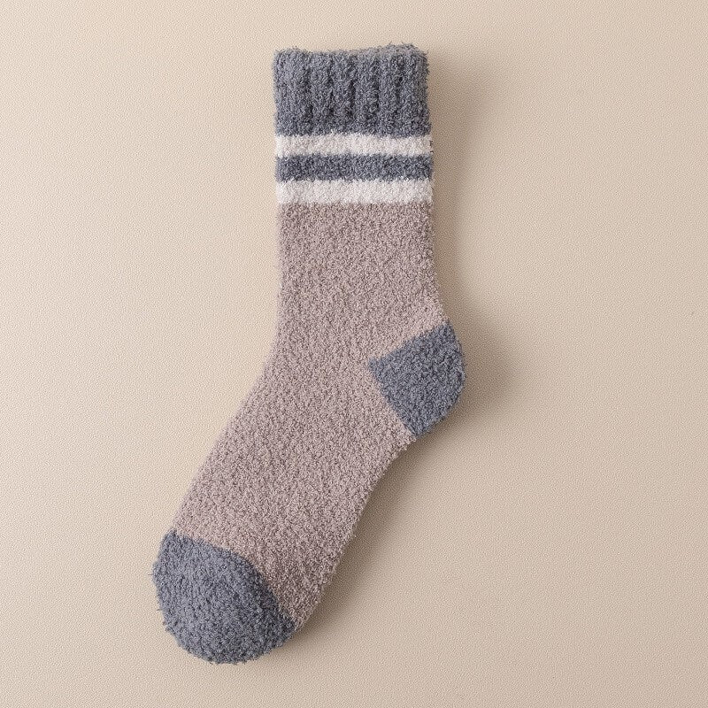 Extra Thick Men Wool Socks, Winter socks, Men Winter Socks, gift for him coral fleece, coral velvet fabric