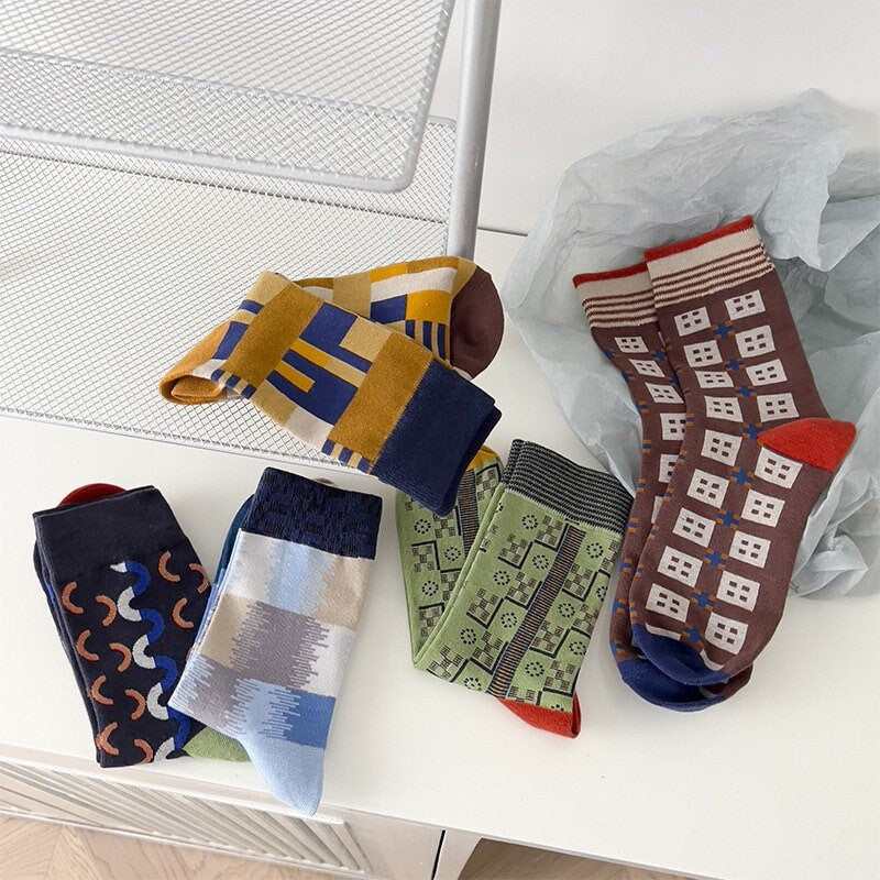 Men Cotton Socks, Winter socks,  Christmas socks, Men Winter Socks, gift for him, Xmas secret Santa gift