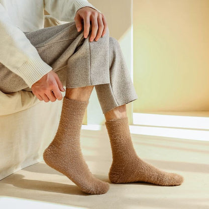 Extra Thick Men Socks, Winter socks, Men Winter Socks, gift for him faux fur mink
