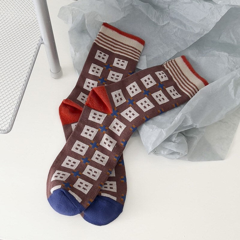 Men Cotton Socks, Winter socks,  Christmas socks, Men Winter Socks, gift for him, Xmas secret Santa gift