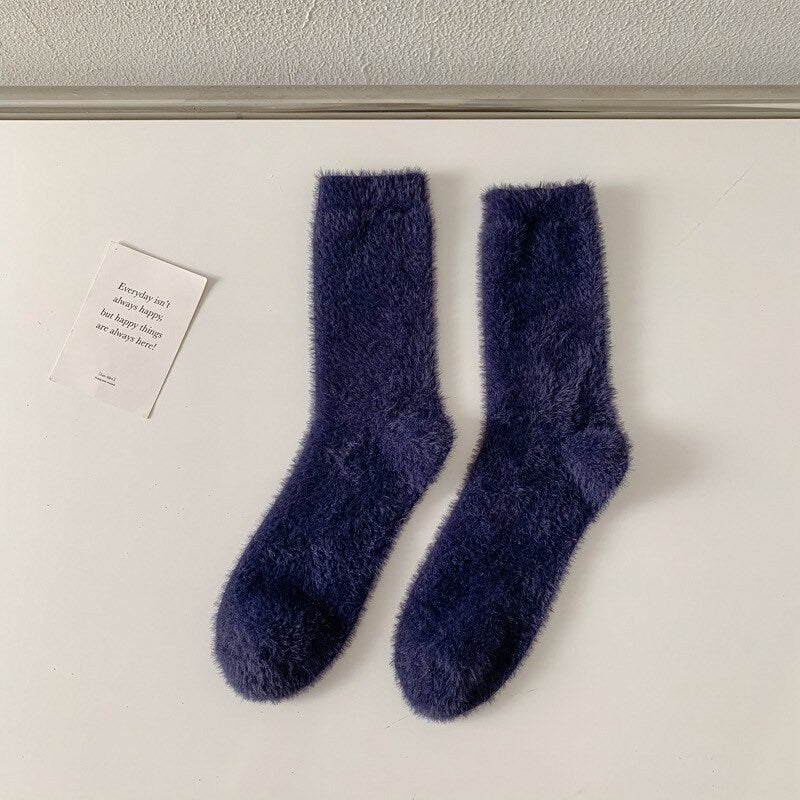 Extra Thick Men Socks, Winter socks, Men Winter Socks, gift for him faux fur mink