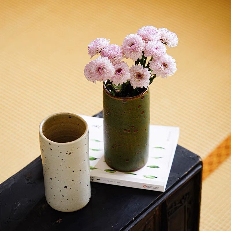 Gohobi Handmade ceramic zen vases table decoration house warming gift Japanese vintage style